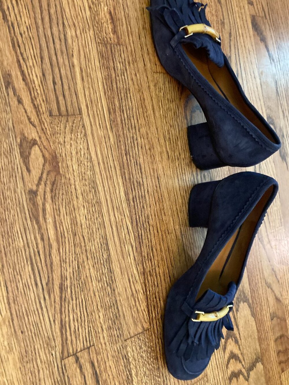 J. McLaughlin Blue Suede Shoes